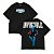 Camiseta Invencible Uniforme Azul Estonada Preta Geek Streetwear Original - Imagem 1