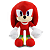 Sega Pelúcia Knuckles Sonic the Hedgehog - Imagem 1