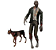 Neca Toys Action Figure Zombie Resident Evil - Imagem 1