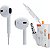 Fone De Ouvido Branco Stereo com Microfone Pmcell FO-15 - Imagem 3