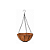 Vaso Pendurar Com Pendente De Ferro Decoração Fibra Coco 20cm Vaso Para Colocar Plantinhas - Imagem 2