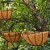 Meio Vaso 25cm Parede De Ferro Com Fibra Coco Jardim Flores - Imagem 10