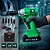 Chave de Impacto a Bateria Hagra 21V 350Nm com 2 Baterias e Kit de Soquetes - Imagem 9