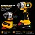 Chave De Impacto Parafusadeira Furadeira Motor Brushless Sem Fio 2 Baterias 48v Com Maleta - Imagem 4