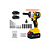 Chave De Impacto Parafusadeira Furadeira Motor Brushless Sem Fio 2 Baterias 48v Com Maleta - Imagem 3