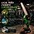 Mini Motosserra Elétrica 8 Polegadas Recarregável Bivolt 110v/220v 2 Baterias + Maleta - Imagem 9
