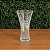 Vaso De Vidro 24cm Decorativo Alto Relevo Resistente Arranjo Flores - Imagem 1