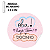 Adesivo Oba! Hoje Tem Docinho Para Doces Confeiteiras 4x4 Cm - 96 unidades - Imagem 2