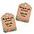 Tag em Kraft Aniversário Jardim Encantado Personalizável com Nome e Idade - Imagem 2