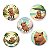 Kit 5 Bottons Capivara Colecionáveis 4,5cm Botton Fofo - Imagem 1
