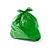 Saco para Lixo 20 Litros Verde– 50x60 cm – Pacote com 100 Unidades (2,0 kg) - Imagem 1