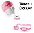 Kit Óculos De Natação Infantil Speedo + Touca De Silicone - Imagem 8