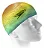 Touca De Silicone Speedo Speerit Cap Sun Colors - Imagem 1