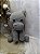 Hipopótamo Amigurumi de Crochê – (Cinza) - Imagem 1