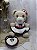 Kit Ursinha Tricolor Amigurumi (13 cm) + Chaveiro Coração – São Paulo FC - Imagem 1