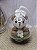 Chaveiro Mini Mundo Ursinho em Amigurumi (Cúpula de 7 cm) - Imagem 1