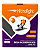 Bola para pilates exercícios ginástica 55cm Hidrolight cor laranja - Imagem 1