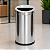 Lixeira Inox com Aro Meia Lua 13,5 Litros - Imagem 1