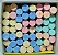 Giz de lousa Maracanã Colorido CORES 170g com 50 unidades Ref 002 - Imagem 2