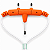 Sensor Fluxo Aéreo Nasal - Termistor para Fast Poli e iBlue 64 - conector 02 pinos touch proof - cabo com 2,0m - Imagem 1