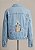 Jaqueta jeans Bordada. - Imagem 1