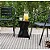 Banquinho Decorativo Preto Moderno – Banco Multiuso Geométrico Elegante | Design Minimalista para Sala, Quarto e Jardim - Imagem 5