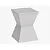 Banquinho Decorativo Preto Moderno – Banco Multiuso Geométrico Elegante | Design Minimalista para Sala, Quarto e Jardim - Imagem 2