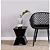 Banquinho Decorativo Preto Moderno – Banco Multiuso Geométrico Elegante | Design Minimalista para Sala, Quarto e Jardim - Imagem 7