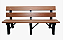 BANCO DE JARDIM COLOR 150CM LINHA URBAN MADEIRA PLÁSTICA - Imagem 3