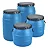 Kit 4 Biriplast Eco Bombona Nova 2 Und 220l + 2 Unid 120 L - Imagem 1