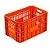 Kit 3 Caixas Plásticas Agrícola/Supermercado Reforçada - Imagem 2