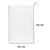 Saco Rafia 50 X 70 Cm Laminado Liso Branco Com 50 Unid - Imagem 2