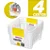 Conjunto de Cesto Compre 4 e Pague 3 Cestas Plásticas Sanremo 746 ml - Cestinha Empilhável Sanremo - Imagem 1