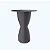 Mesa Decorativa Preta Moderna – Mesa Alta de Design Sofisticado | 60x76cm | Ideal para Sala, Escritório e Bar - Imagem 4