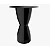 Mesa Decorativa Preta Moderna – Mesa Alta de Design Sofisticado | 60x76cm | Ideal para Sala, Escritório e Bar - Imagem 1