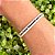 Pulseira Silicone Fina - "Tudo posso naquele que me fortalece" - branca - Imagem 2
