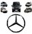 Emblema Estrela Grade Sprinter 311 313 415 515 12 A 19 Cromada - Imagem 1