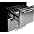 Beer Center com Gaveta Refrigerada 398L Cuisinart Arkton 180cm 220V - Acabamento Inox, Temperatura Ajustável -5ºC a 18ºC, Alta Capacidade para Espaço Gourmet - Imagem 3