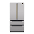 Refrigerador French Door Inox Tecno Vintage TR65 FXDC V2 636L 220V - Sistema Fresh Cooling, Super Freezer -22°C, IceMaker Automático, Compressor Inverter - Imagem 1