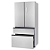 Refrigerador French Door para Embutir Evol Linha Kitchen 521L - Inox, Smart Inverter, Conectável, Prateleiras Ajustáveis, App Evol Smart - Imagem 3