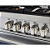 Fogão Embutível com Forno Duplo Elétrico Bertazzoni Master Series 6 Queimadores - Alta Eficiência, Grill Infravermelho, Acabamento em Aço Inox, 138L - Imagem 7
