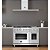 Fogão Embutível com Forno Duplo Elétrico Bertazzoni Master Series 6 Queimadores - Alta Eficiência, Grill Infravermelho, Acabamento em Aço Inox, 138L - Imagem 11