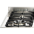 Fogão Embutível Lofra Dolcevita RRD126MFT+E2 Design Vintage 120cm - Duplo Forno com Churrasqueira, 7 Queimadores Profissionais, Segurança Gas-Stop, Sistema Easy-Clean - Imagem 2
