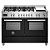 Fogão Embutível Bertazzoni Professional PRO126G2ENET, 6 Queimadores e Forno Duplo - Design Profissional, Grill Infravermelho, Sonda de Temperatura, Mesa Inox 304, 220V - Imagem 1