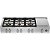 Rangetop Embutível Bertazzoni Master MAST486GRTBXT - Queimadores Dual Flame 5.000W, Grill Elétrico com 7 Níveis, Manípulos Alumínio, Segurança Gas-Stop - Imagem 1