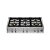 Rangetop Embutível em Aço Inox Bertazzoni Professional 6 Queimadores Dual Flame 5000W - Design e Segurança Gas-Stop, Trempes Robustas - Imagem 3