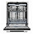 Lava-Louças 15 Serviços Evol Inox - 8 Programas, Silenciosa 49dB, Alta Temp. 74ºC, Cesto Ajustável e Função Extra Seco, Medidas 59,8x55,0x81,5cm - Imagem 1