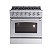 FOGÃO DE PISO 36 POLEGADAS - O Fogão de Piso Semiprofissional de 36 polegadas da Cookerhood é a escolha perfeita para quem busca potência, eficiência e um design sofisticado para a cozinha. - Imagem 1
