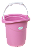 Balde Plástico Resistente 11 Litros Multiuso Plastibaby - Imagem 4
