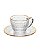 Conjunto 4 Xícaras de Café com Pires Mauve Fio de Ouro 90ml Cristal Wolff - Imagem 2